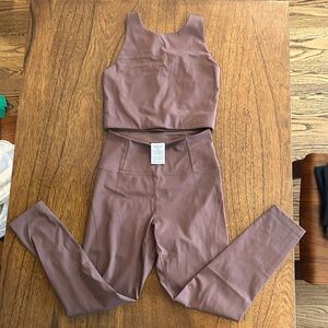 Girlfriend Collective Brown Set